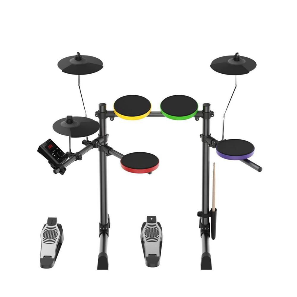 AED-140R Color Options Available 5 Piece Portable Electric Drum Kit