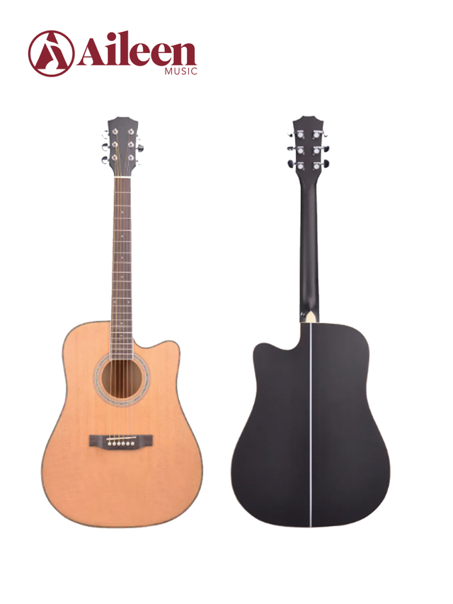 41" Cutaway Spruce Plywood Top Acoustic Guitar (AF168C)
