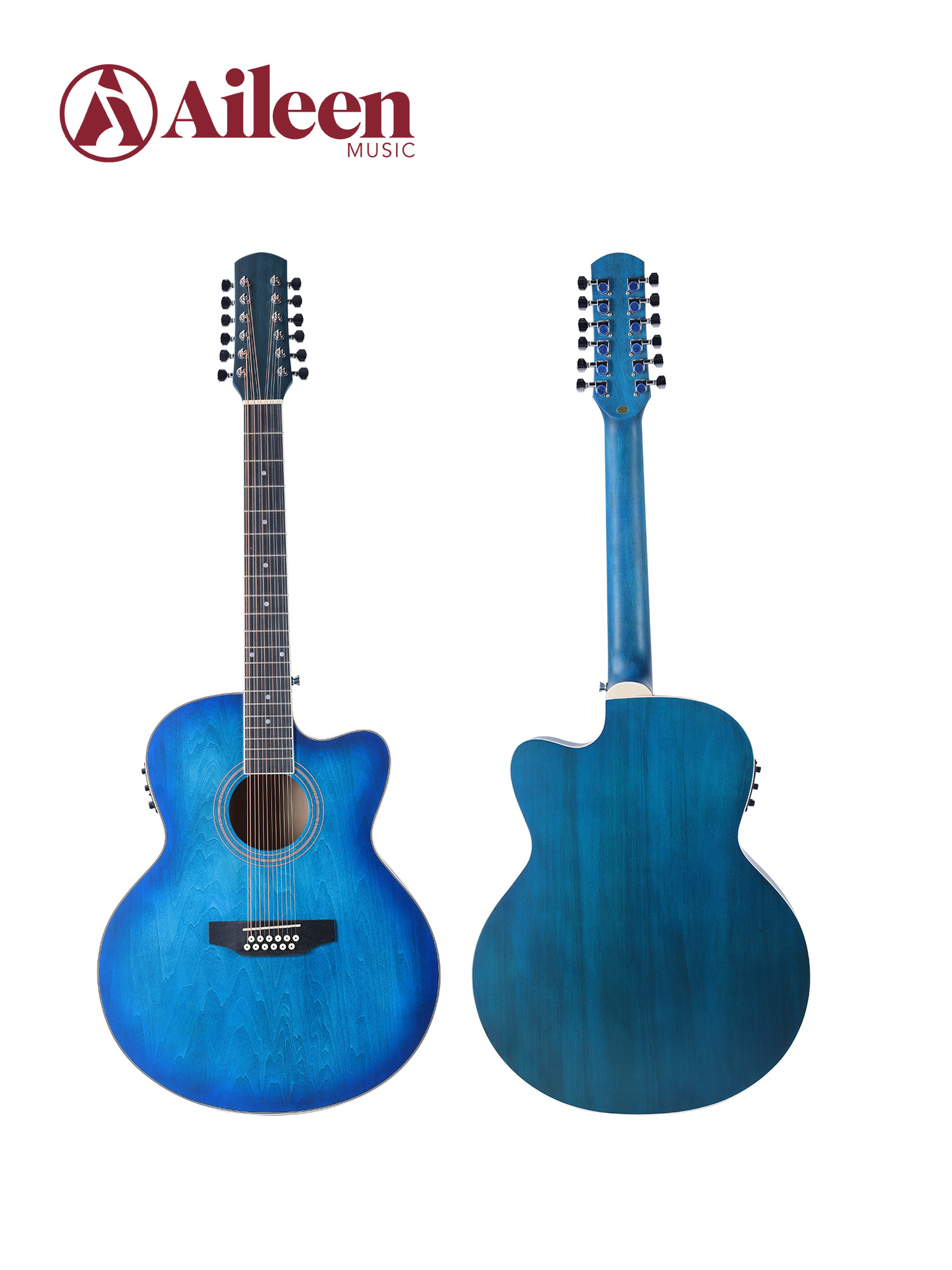 AF-H01CE-12 Hand Rubbed Finish 12 Strings Acoustic Guitar