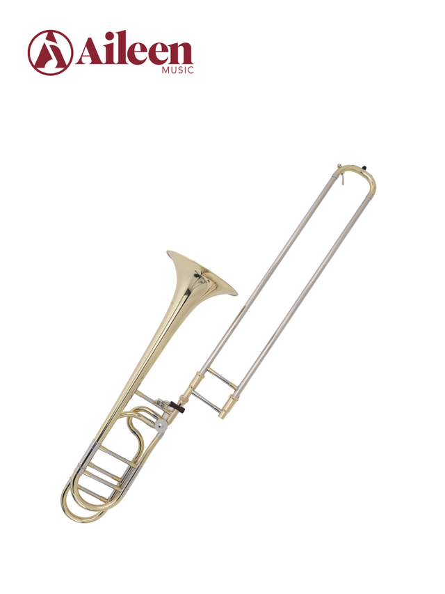 TTB-HD300G High Grade bB/F Yellow Brass Material Gold Lacquered Tenor Trombone