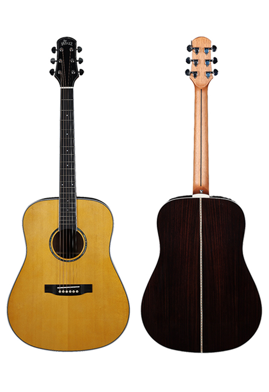 AFM18 Winzz 41" Grade A Solid Spruce Top Acoustic Guitar