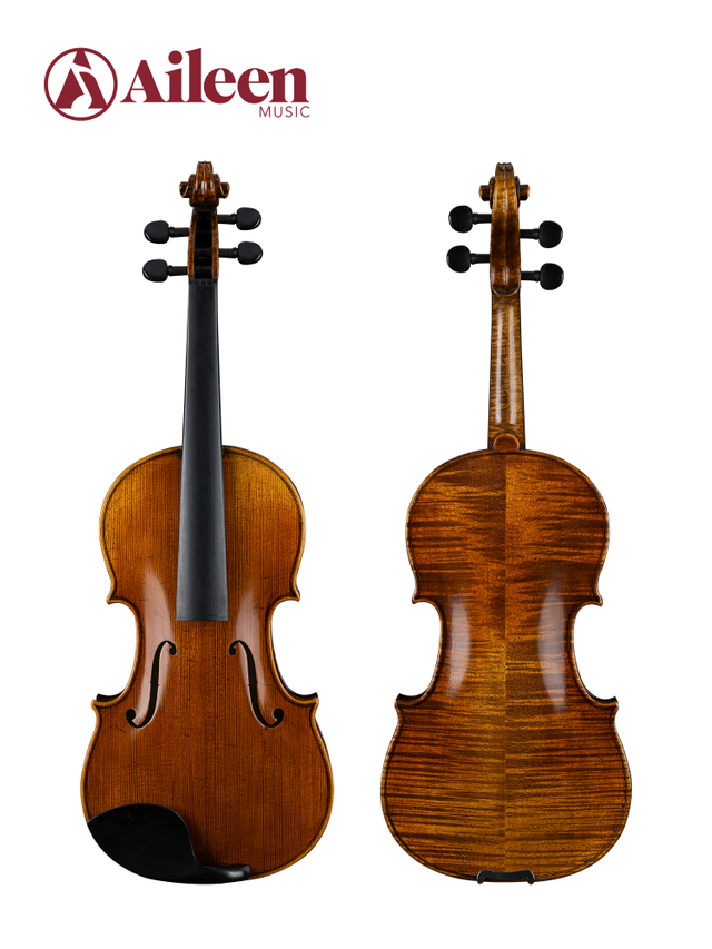 Beautiful Flamed Maple 4/4,3/4,1/2,1/4 Hand Made Chinese Violin (VH500S)