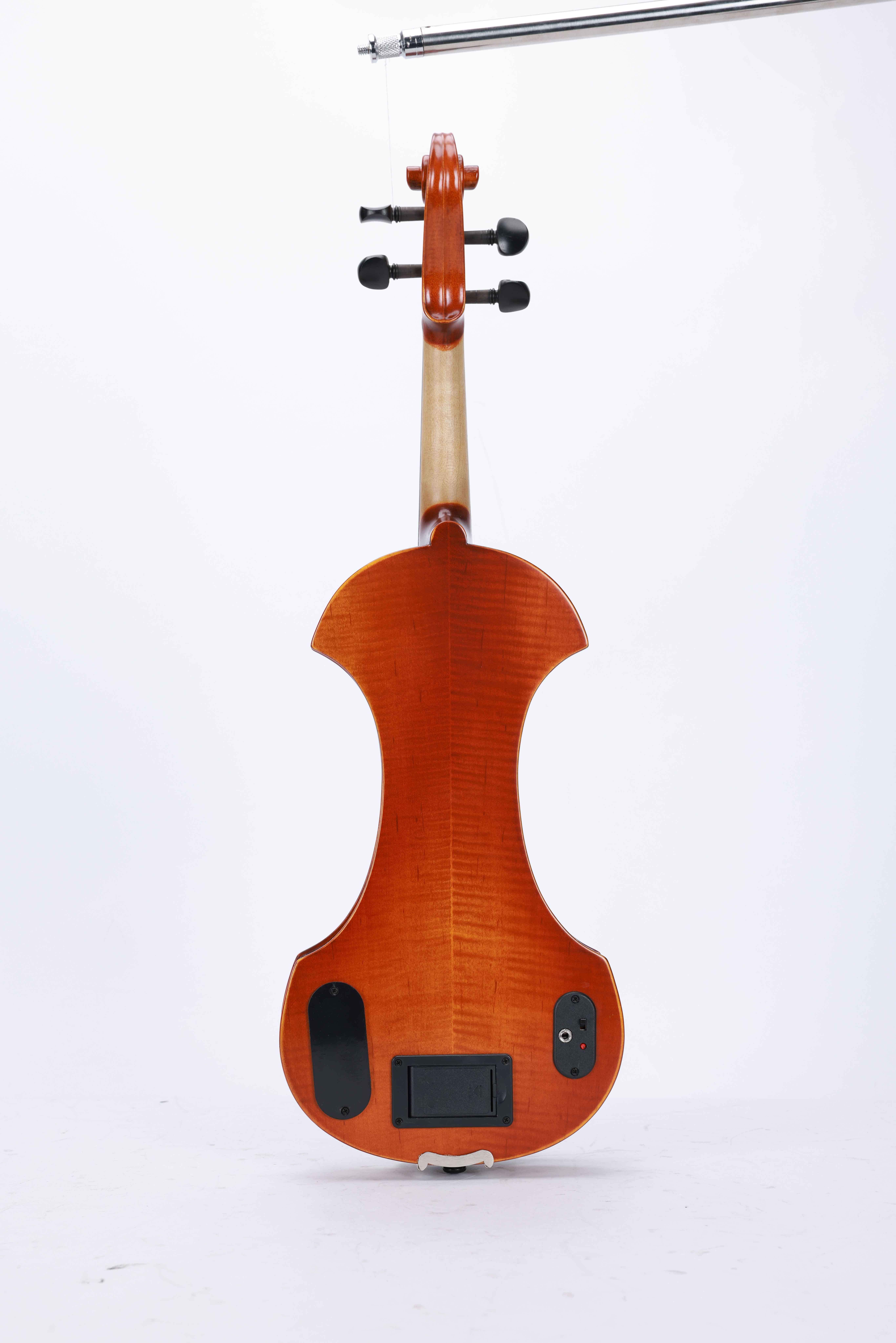 AV-D502 N or SB Color 4/4 Professional Electric Violin with Student Rosin & Bridge & Earphone