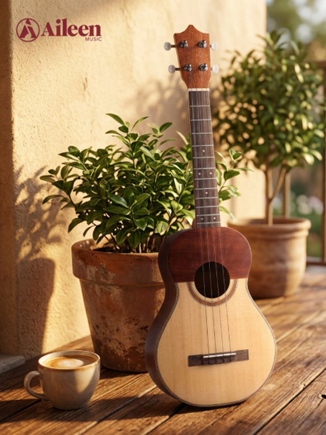 AFV17L-12 Wholesale Spruce Plywood Four Strings Venezuelan Guitar