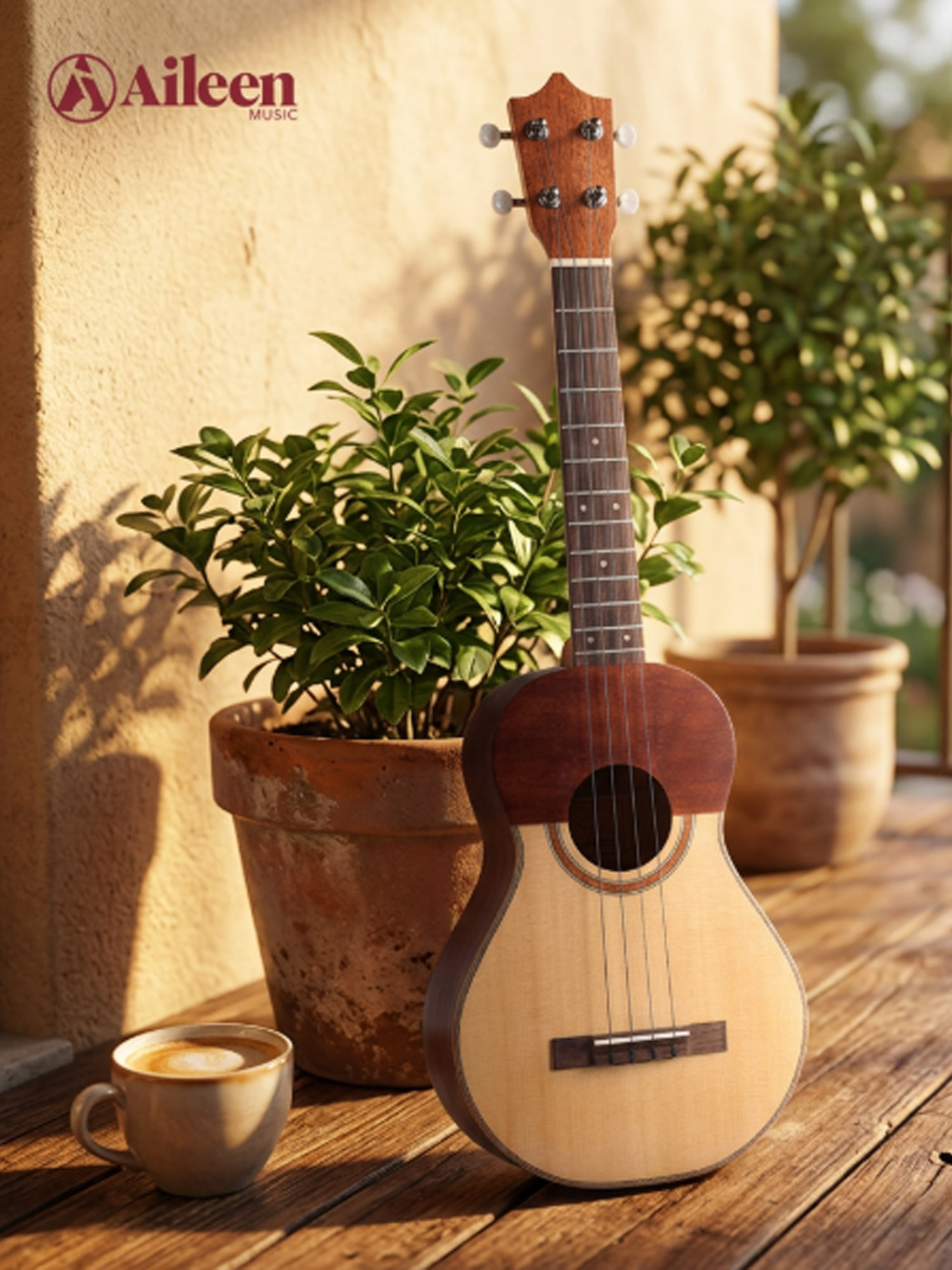AFV17L-12 Wholesale Spruce Plywood Four Strings Venezuelan Guitar