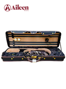Oblong Shape 4/4 Deluxe Foamed Violin Light Case CSV071A3