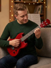 EUG01 Wholesale Price SG Style Solid Wood Thin Body 26" Electric Ukulele