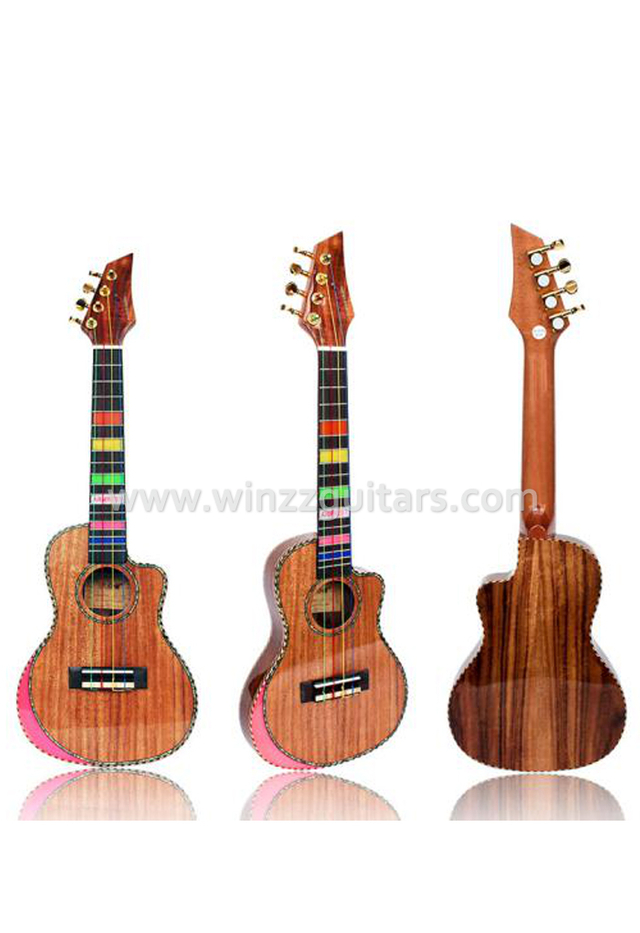 21"/23"/26" Pink color plastic Armrest Ukulele (AU50-TBA-2)