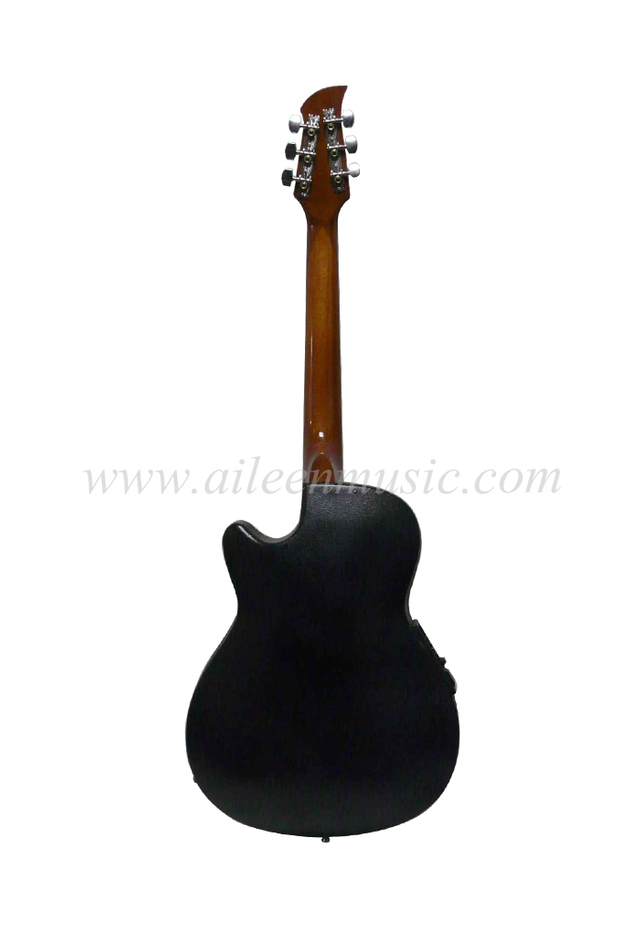 [Aileen] Prev Next 38" Cutaway Round Back Western Ovation Guitar (AFO831C)